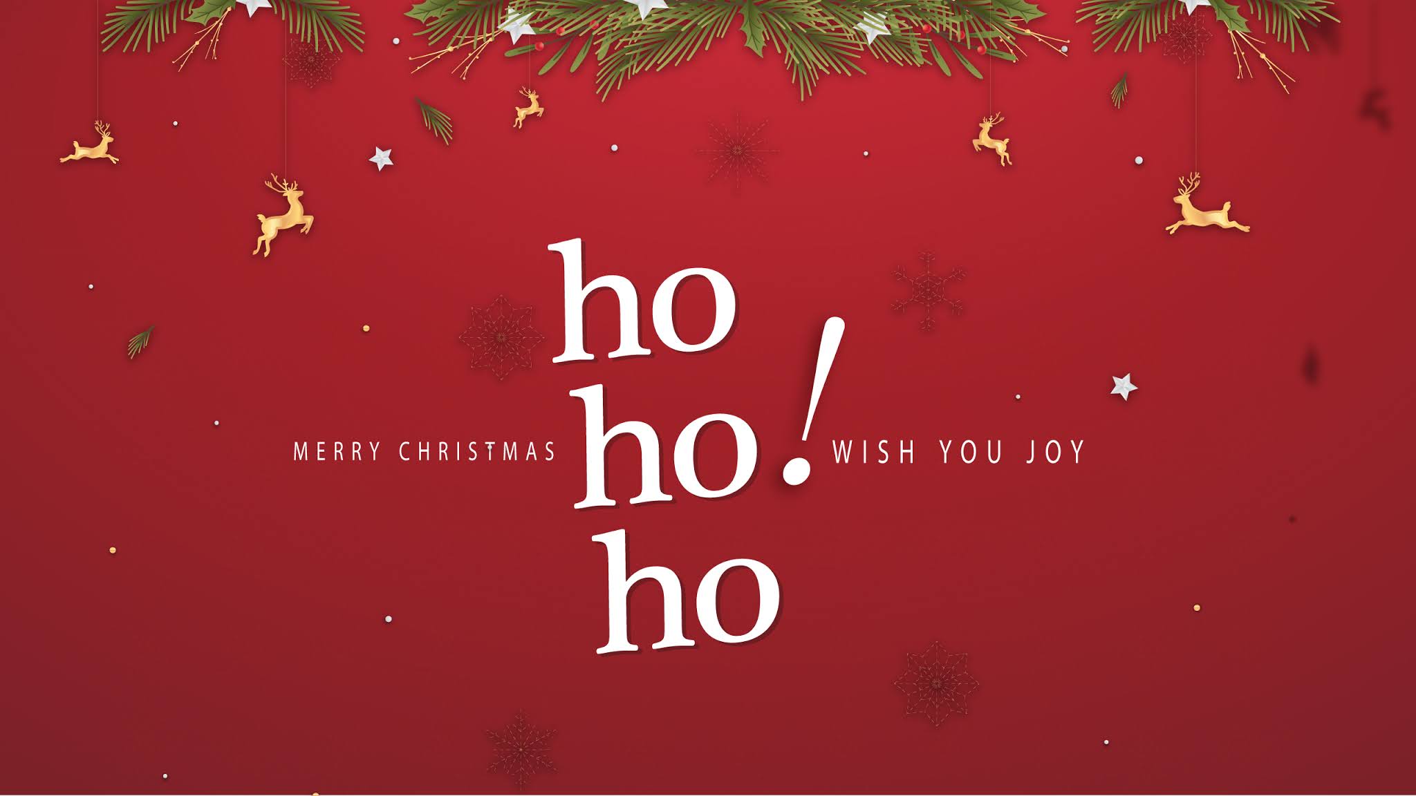 Wish You Joy Christmas Wallpaper
