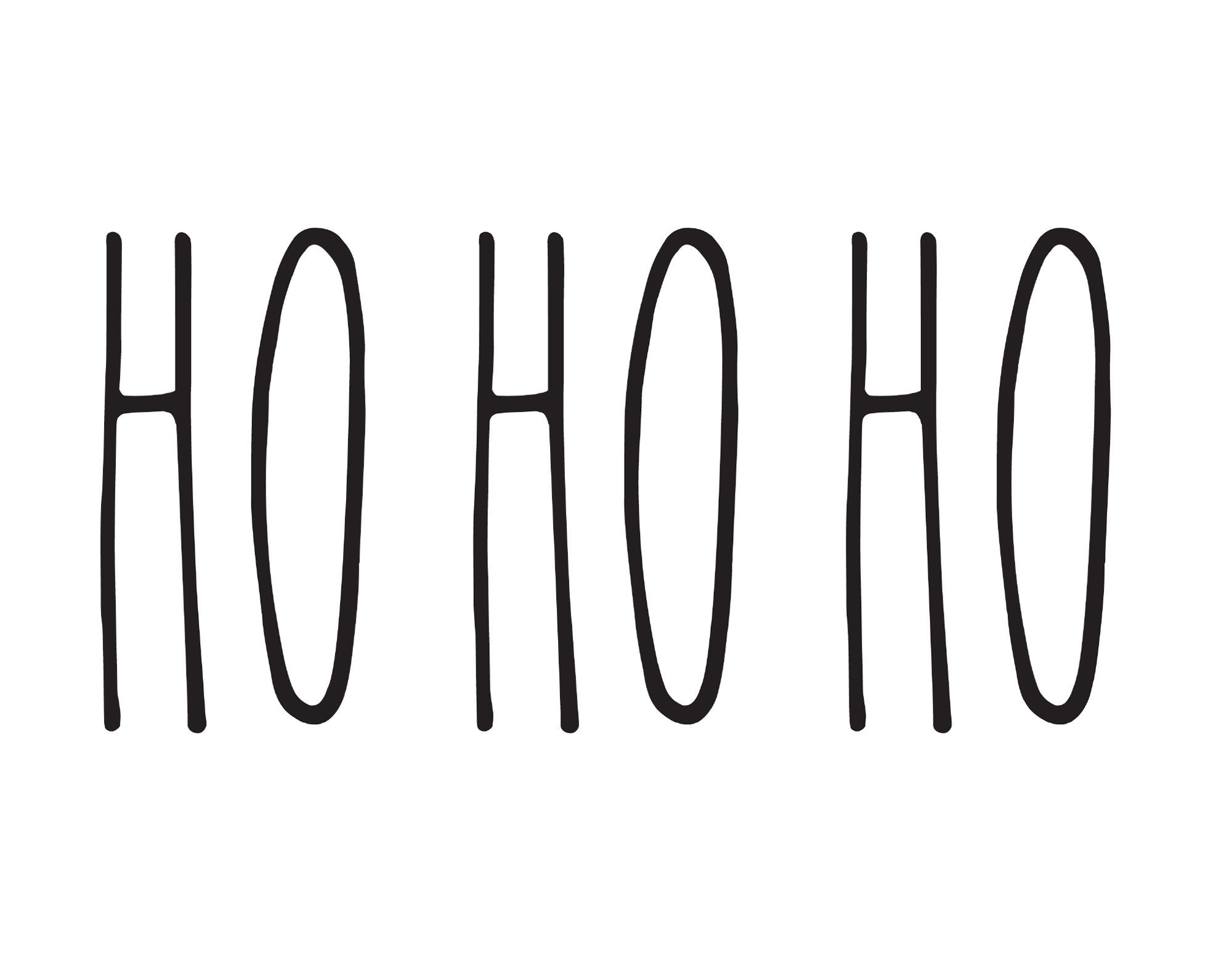 Ho Ho Ho Print / Christmas Printable Wall Art / Minimalist. Etsy. Wallpaper iphone christmas, Christmas phone wallpaper, Cute christmas wallpaper