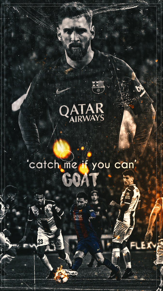 RHGFX - 'Catch him if you CAN' GOAT. MESSI. Wallpaper. #goat # messi