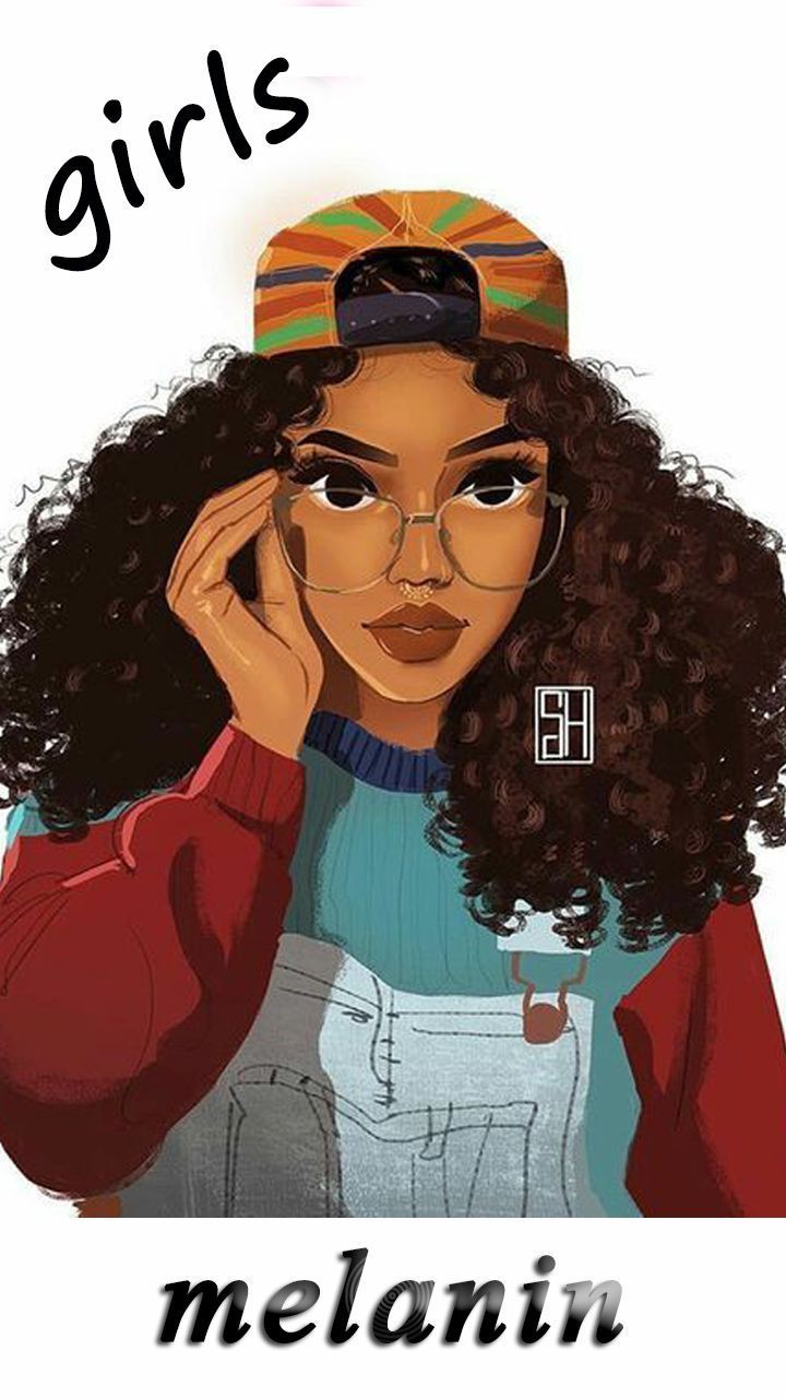 Black Girl Cartoons Wallpaper