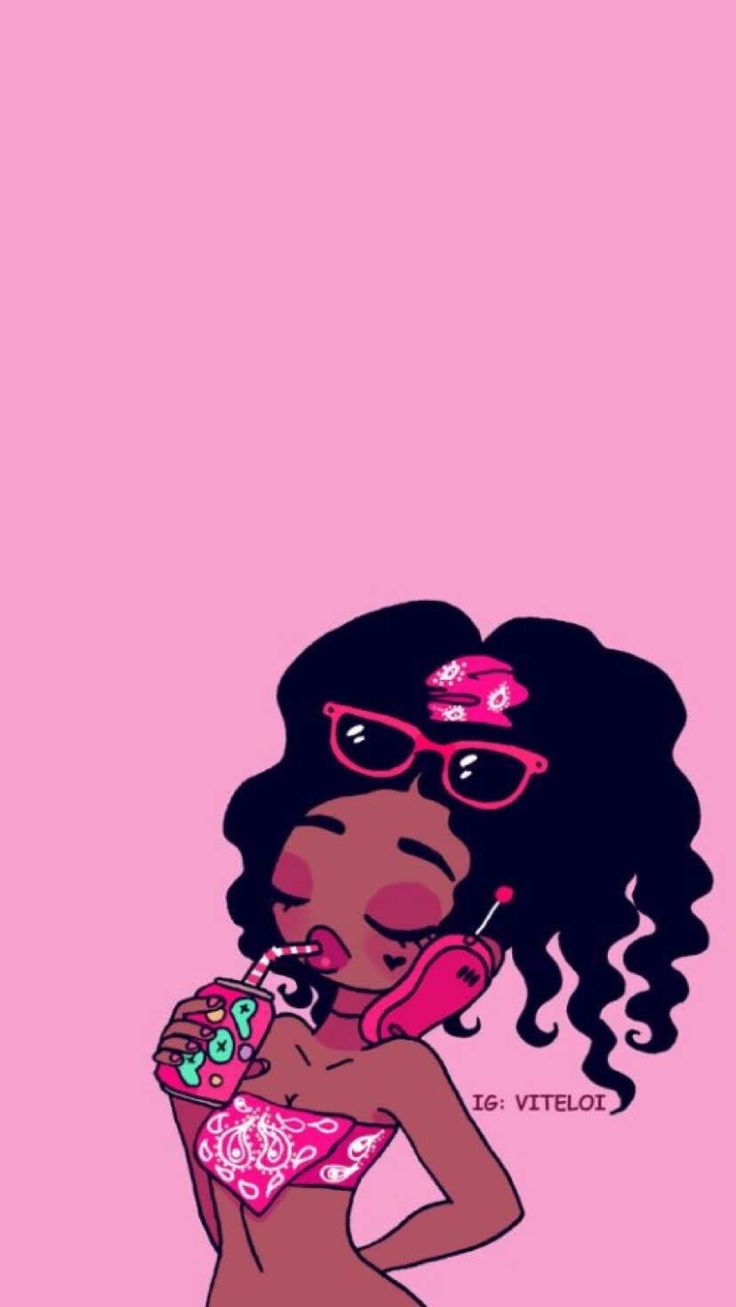 Tumblr stickers. Black love art, Girls cartoon art, Black girl art