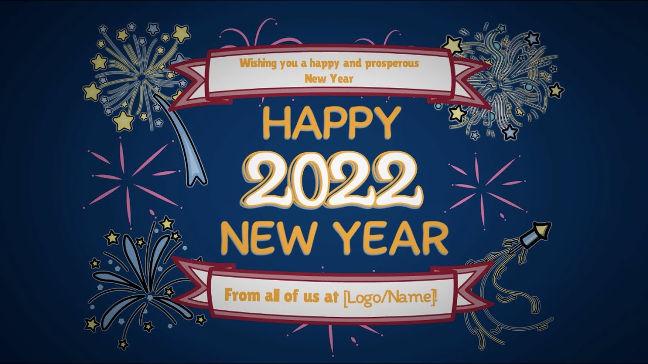 Happy New Year 2022 Animated Ecard