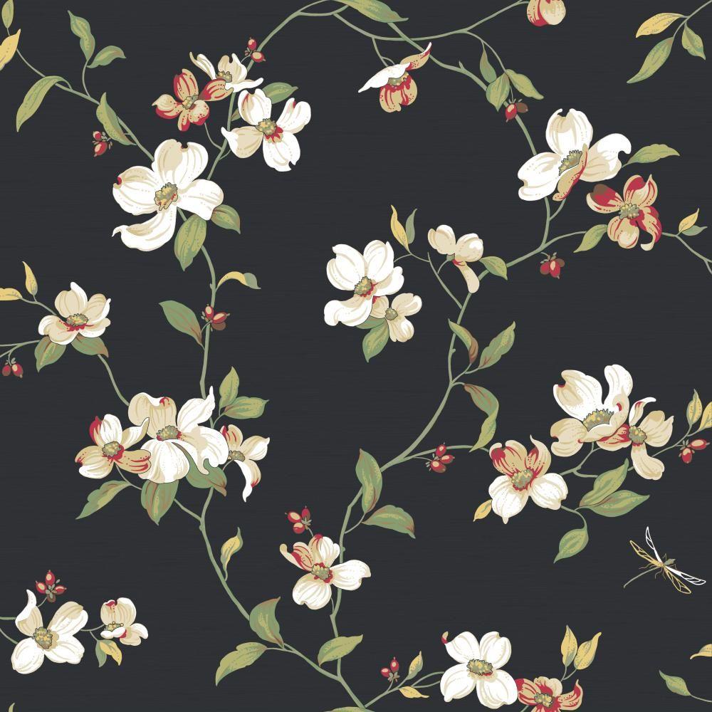 York Wallcoverings Dogwood Paper Strippable Roll (Covers 56 sq. ft.)-GE9550 Home Depot