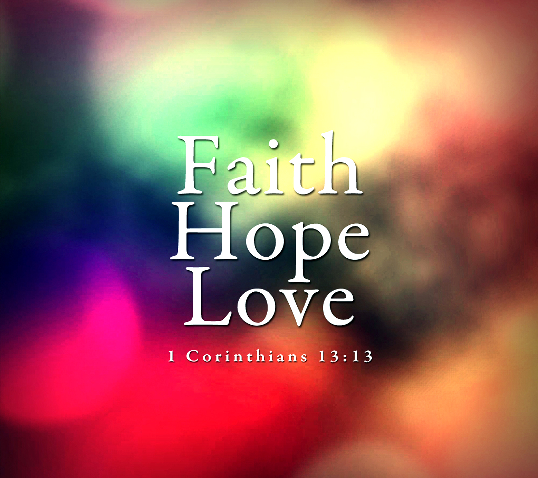 Faith Hope Love Wallpaper