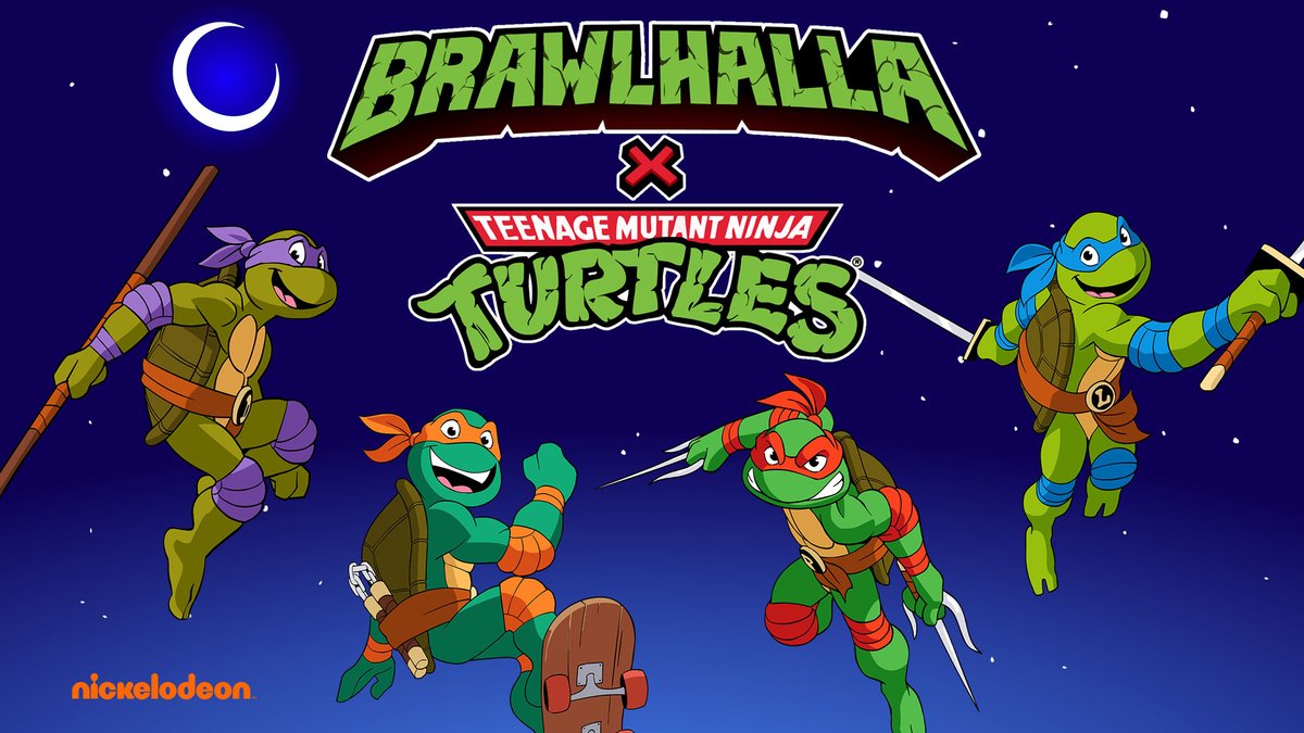 Brawlhalla The Action Started By Equipping These Turtle Y Awesome Wallpaper Of Nickelodeon's Teenage Mutant Ninja Turtles!