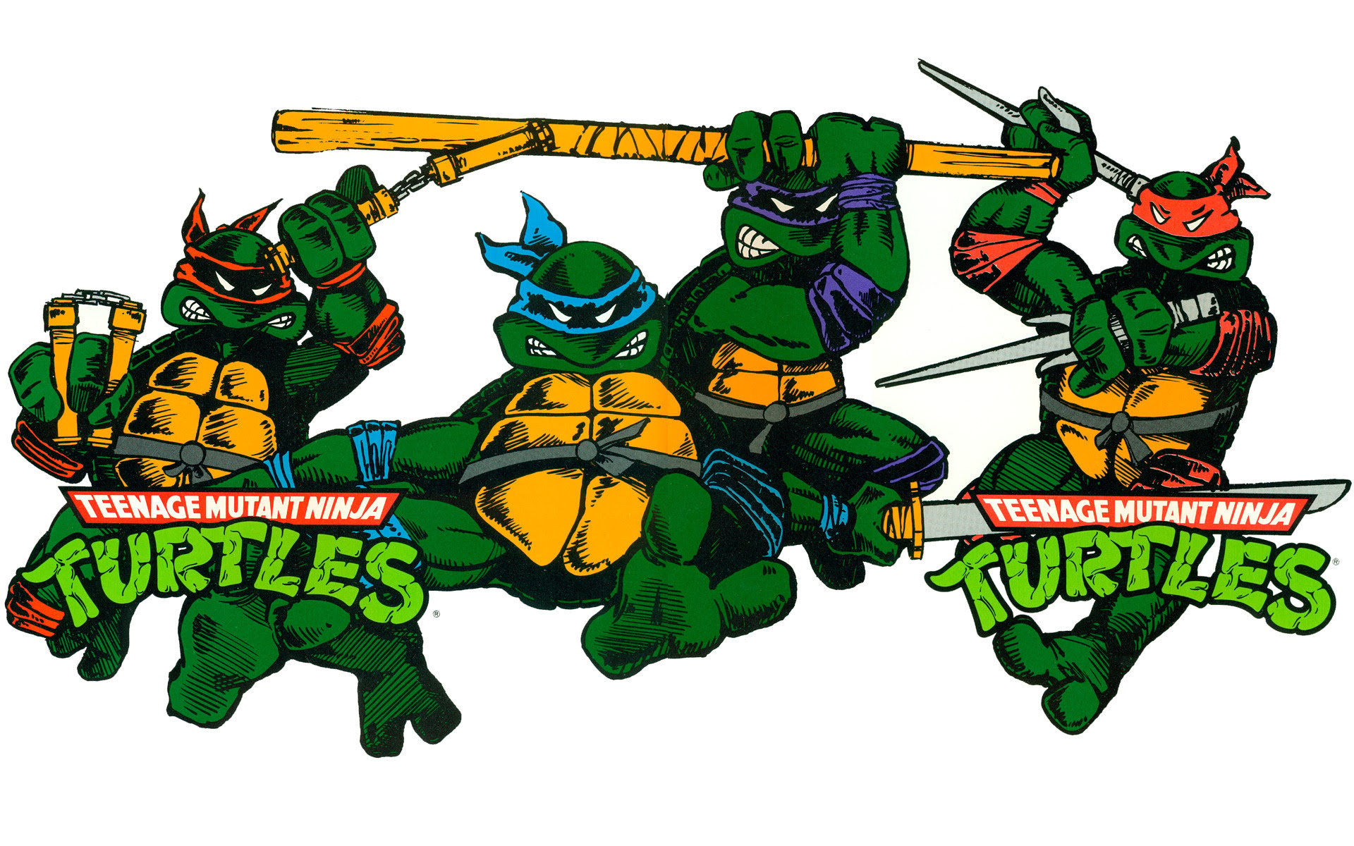 Ninja Turtles Cartoon HD Wallpaper