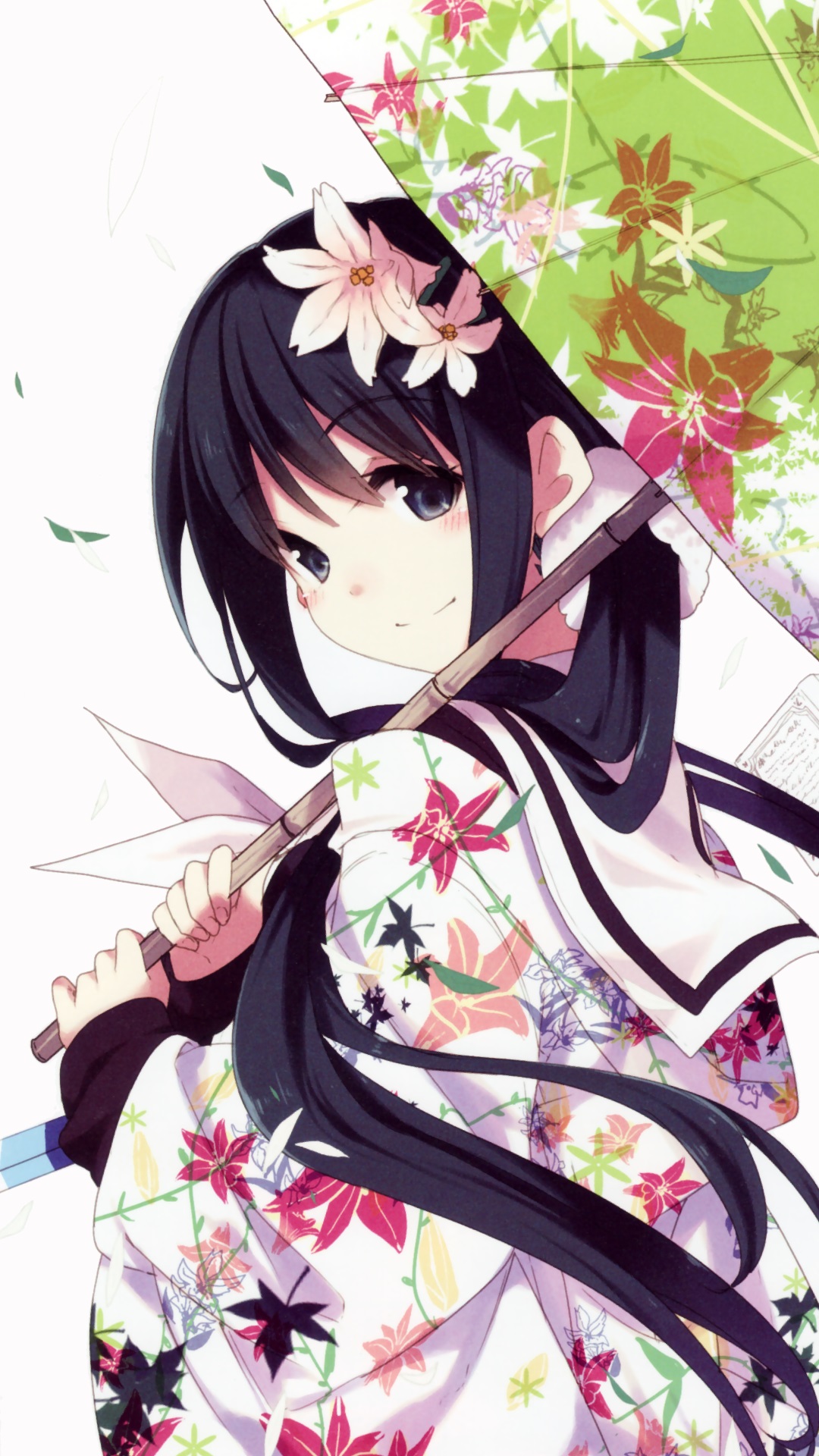 Hanayamata android and iPhone anime wallpaper
