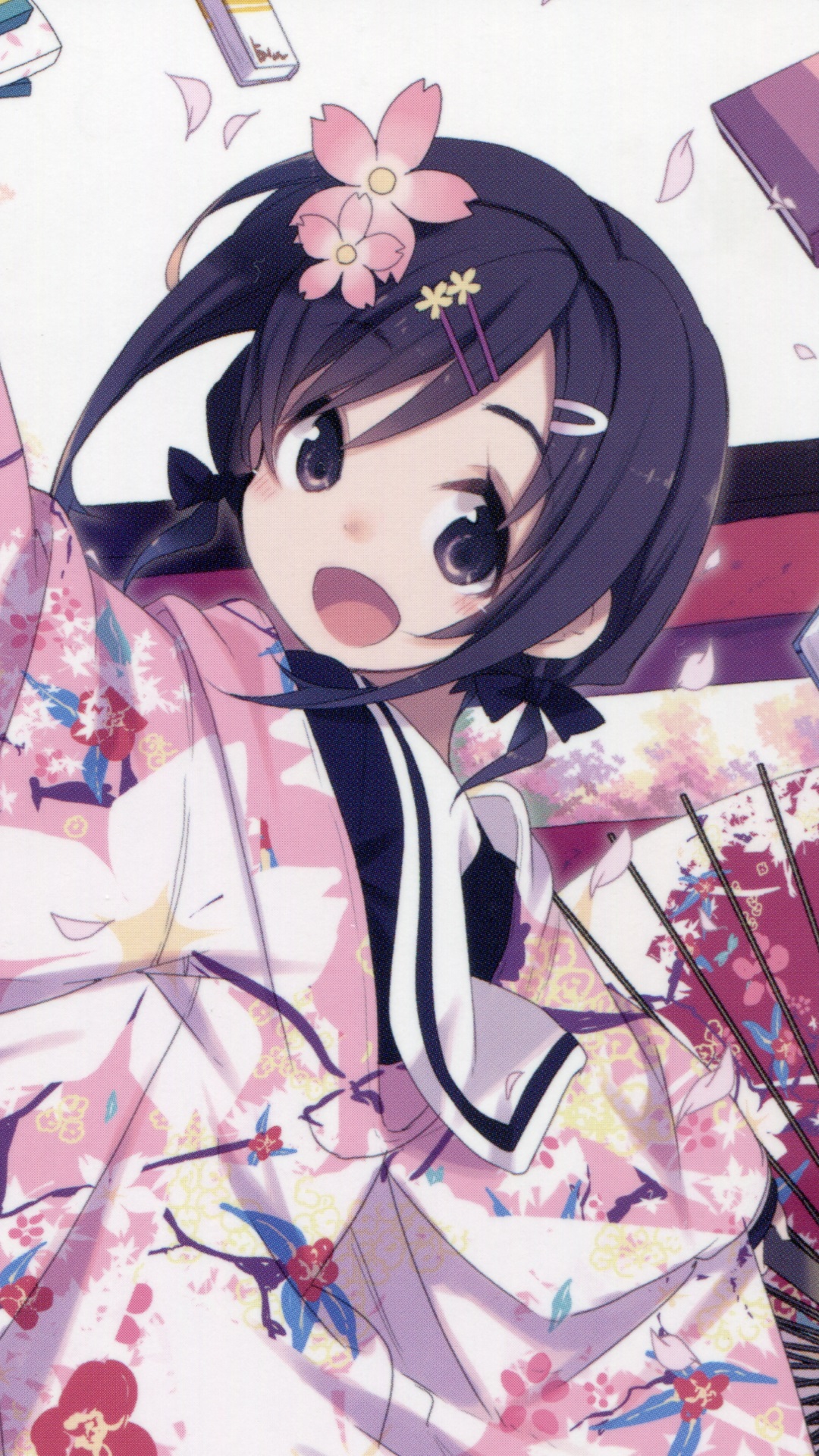 Hanayamata android and iPhone anime wallpaper
