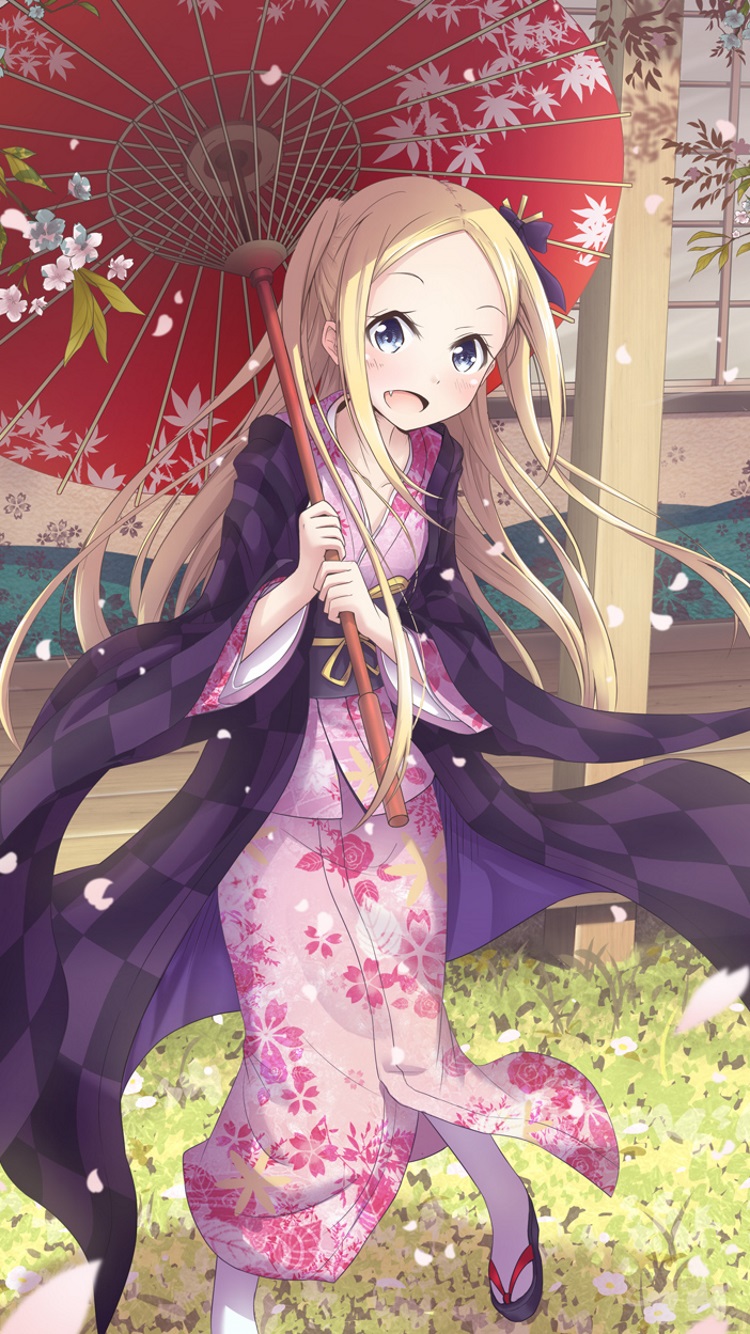 Hanayamata Hana N. Fountainstand.iPhone 6 wallpaper 750×1334