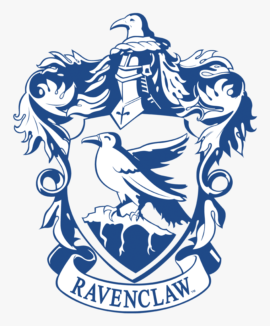 Transparent Ravenclaw Crest Png Crest Black And White, Png Download, Transparent Png Image