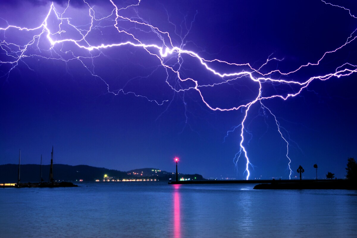 Graphene tractor beams could one day redirect lightning strikes