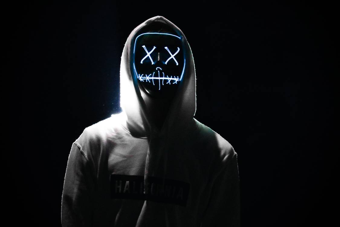 Wallpaper Person in White and Black Hoodie, Background Free Image