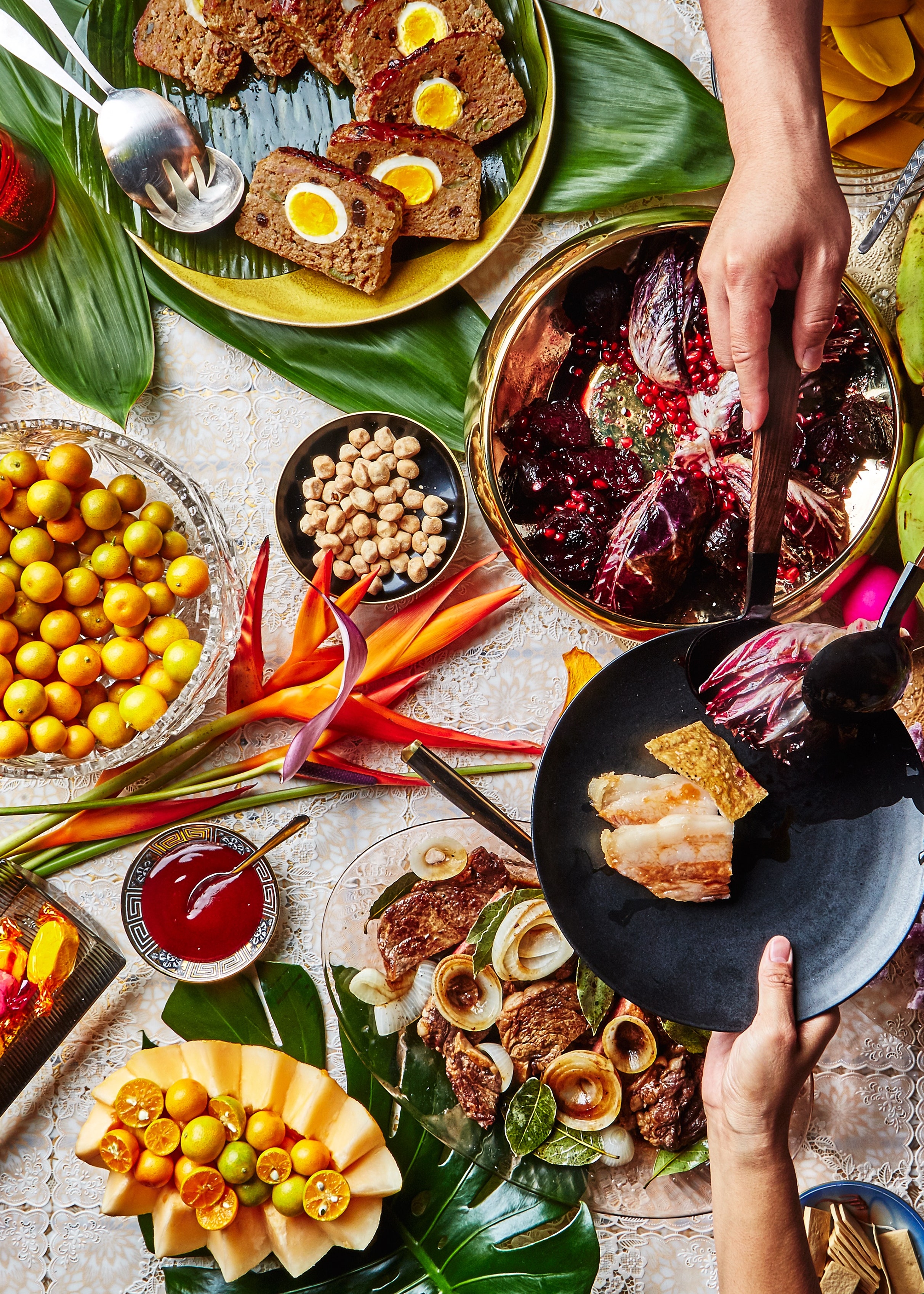 A Merry And Bright Filipino American Christmas. Bon Appétit