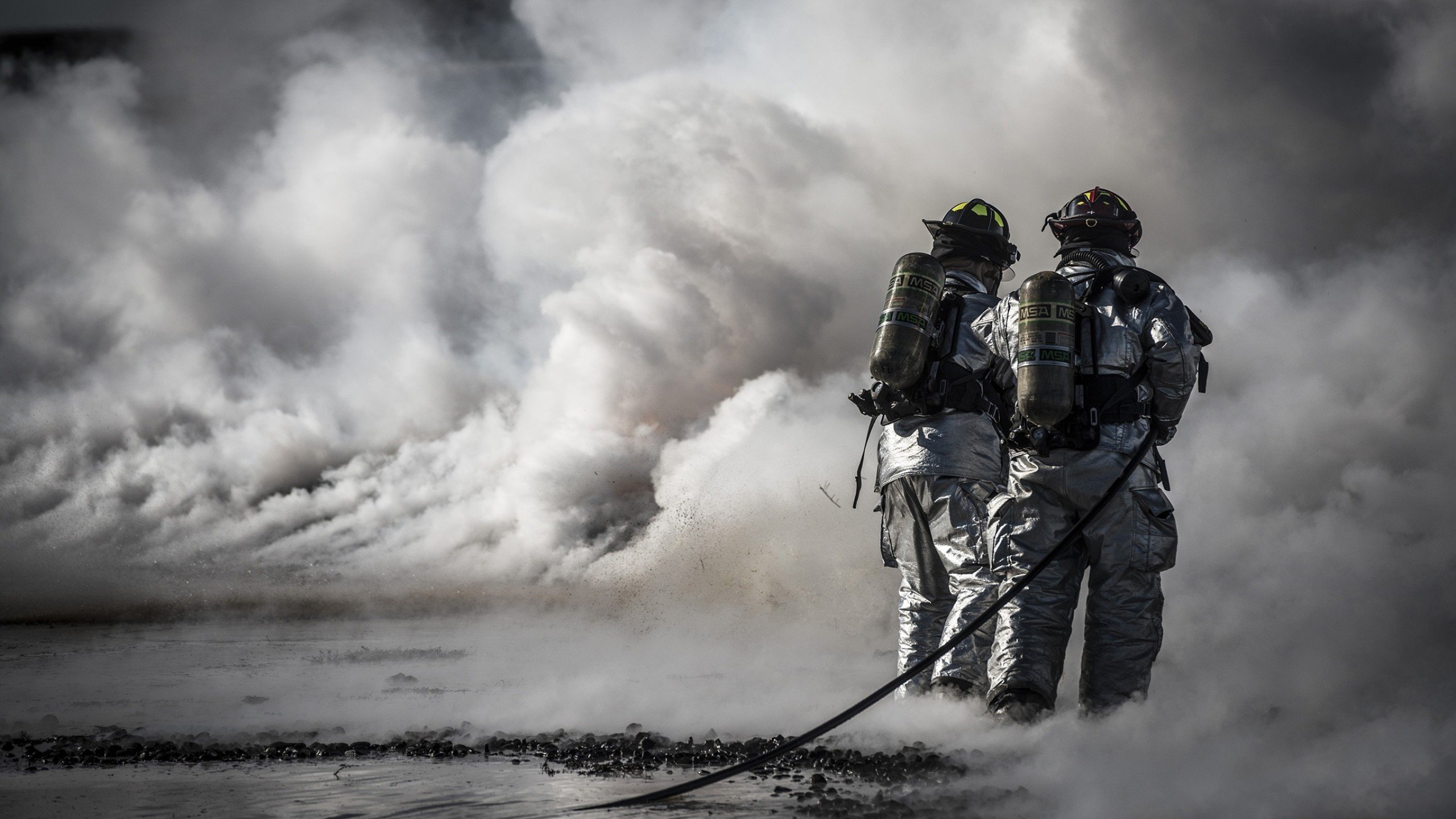 Wallpaper, 2560x1440 px, fire, smoke 2560x1440