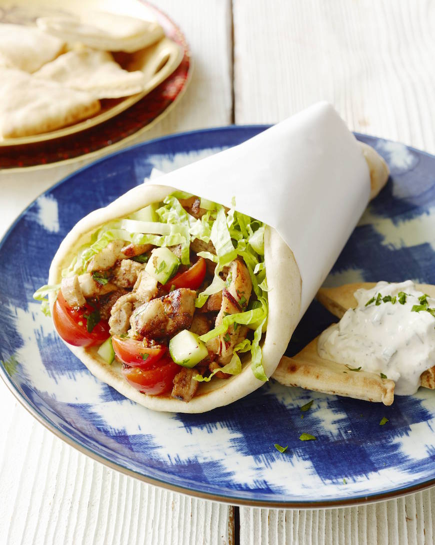 Chicken Shawarma Stuffed Pita's Gaby Cooking