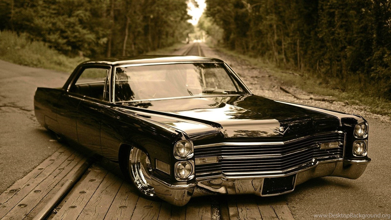 Old School Cadillac Slammed Car Lowered HD Wallpaper 1845392. Desktop Background