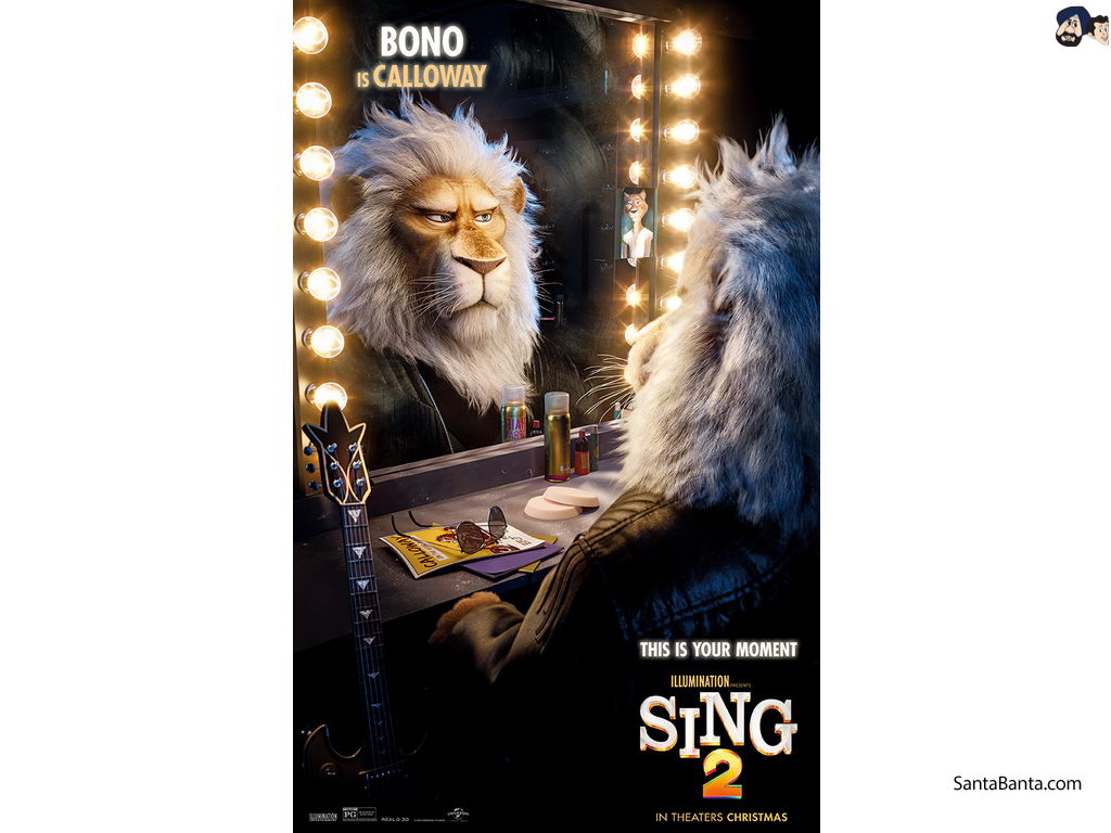 Bono as Clay Calloway in 'Sing 2', an animated musical movie