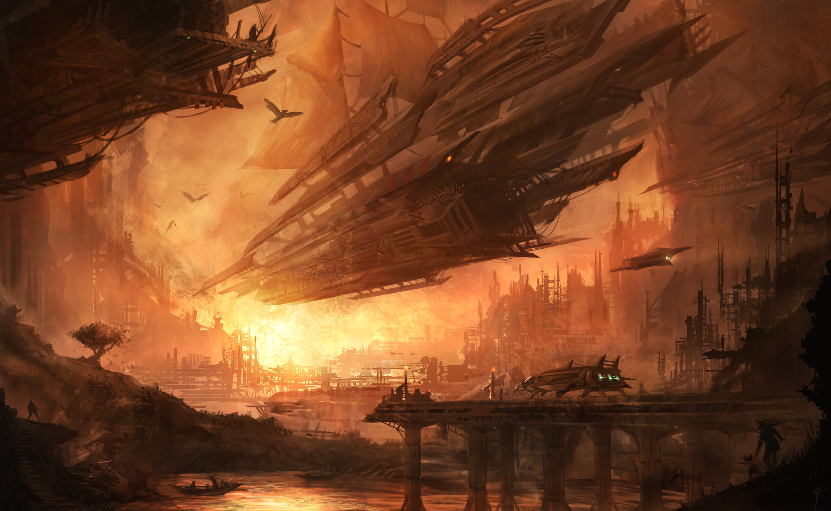 Spaceship HD Wallpaper and Background Image