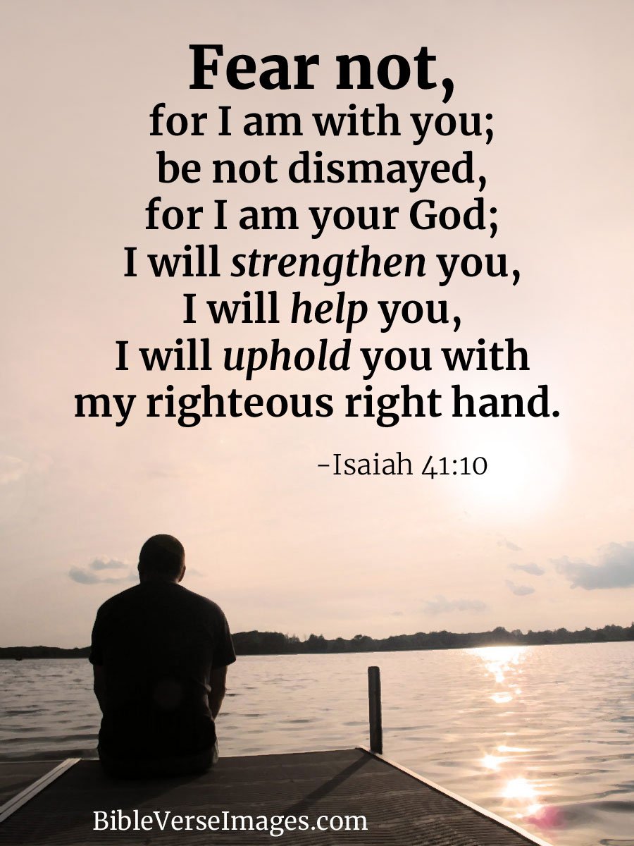 Isaiah 41:10 Bible Verse Verse Image