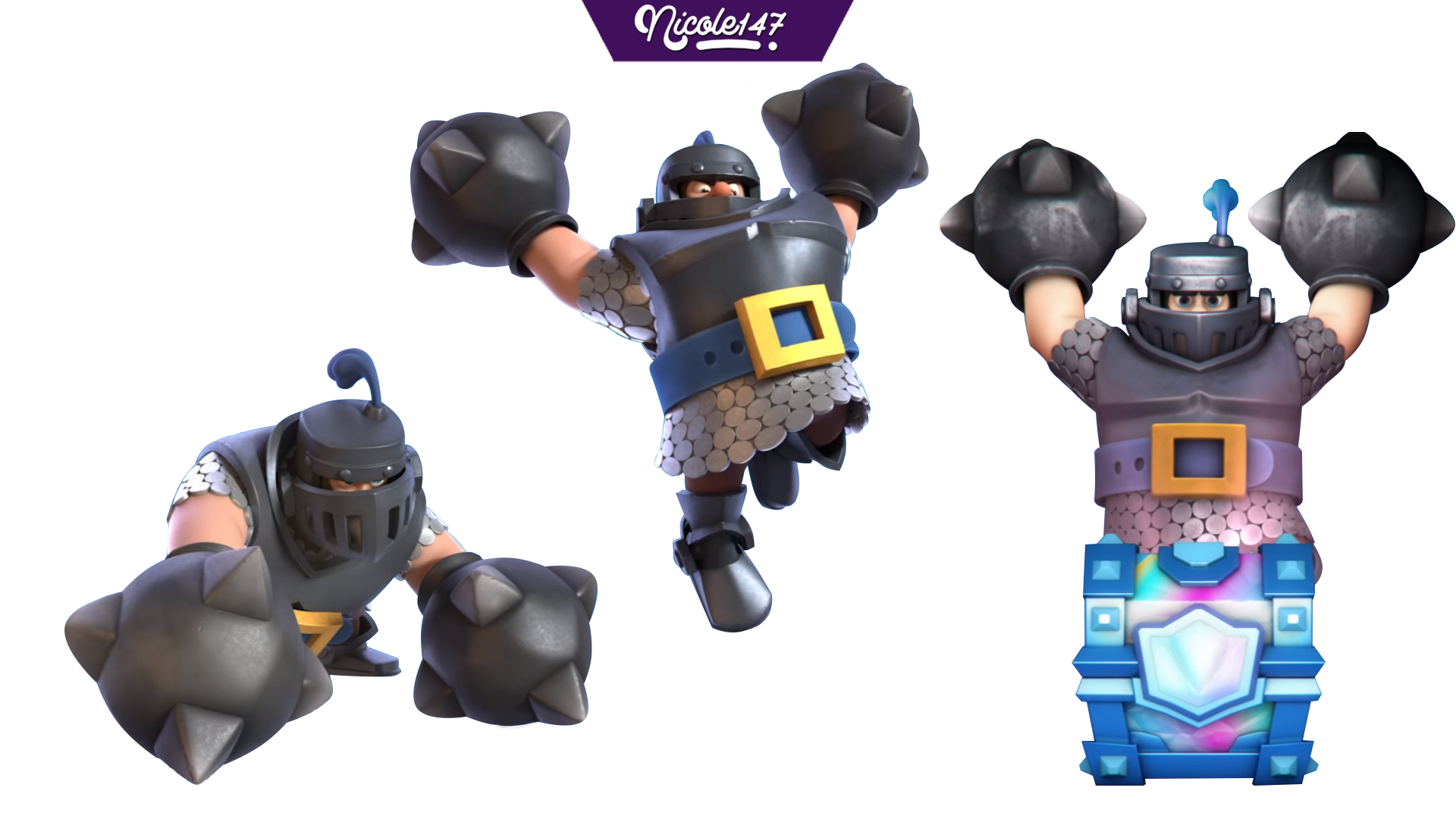 Nicole147 saqué los renders del mega caballero