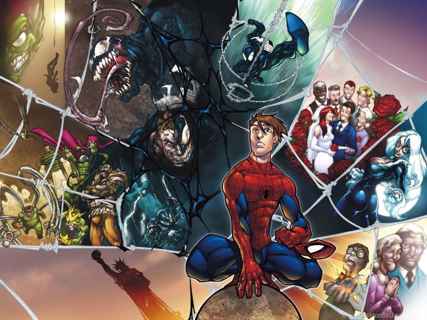 Doctor Octopus Green Goblin Marvel Comics Spider Man Venom. Desktop Background