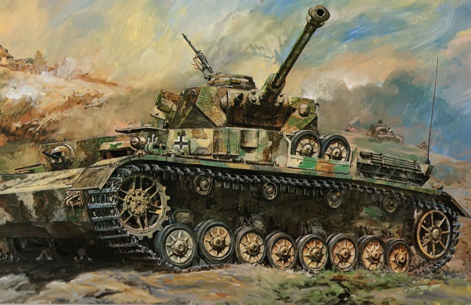 Средний танк Panzer kampf IV. Military artwork, Military art, Army drawing