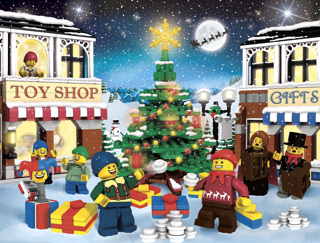 Lego Christmas Wallpaper Free Lego Christmas Background