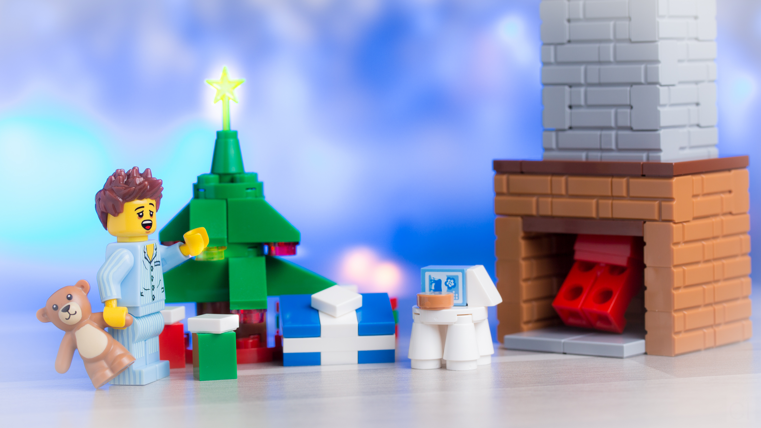 Wallpaper, photography, closeup, macro, LEGO, Canon, Christmas, Toy, Studio, santa, play, Mini, eos, strobist, 650d, figures, screenshot, minifigs, legography, clement brickography 3072x1728