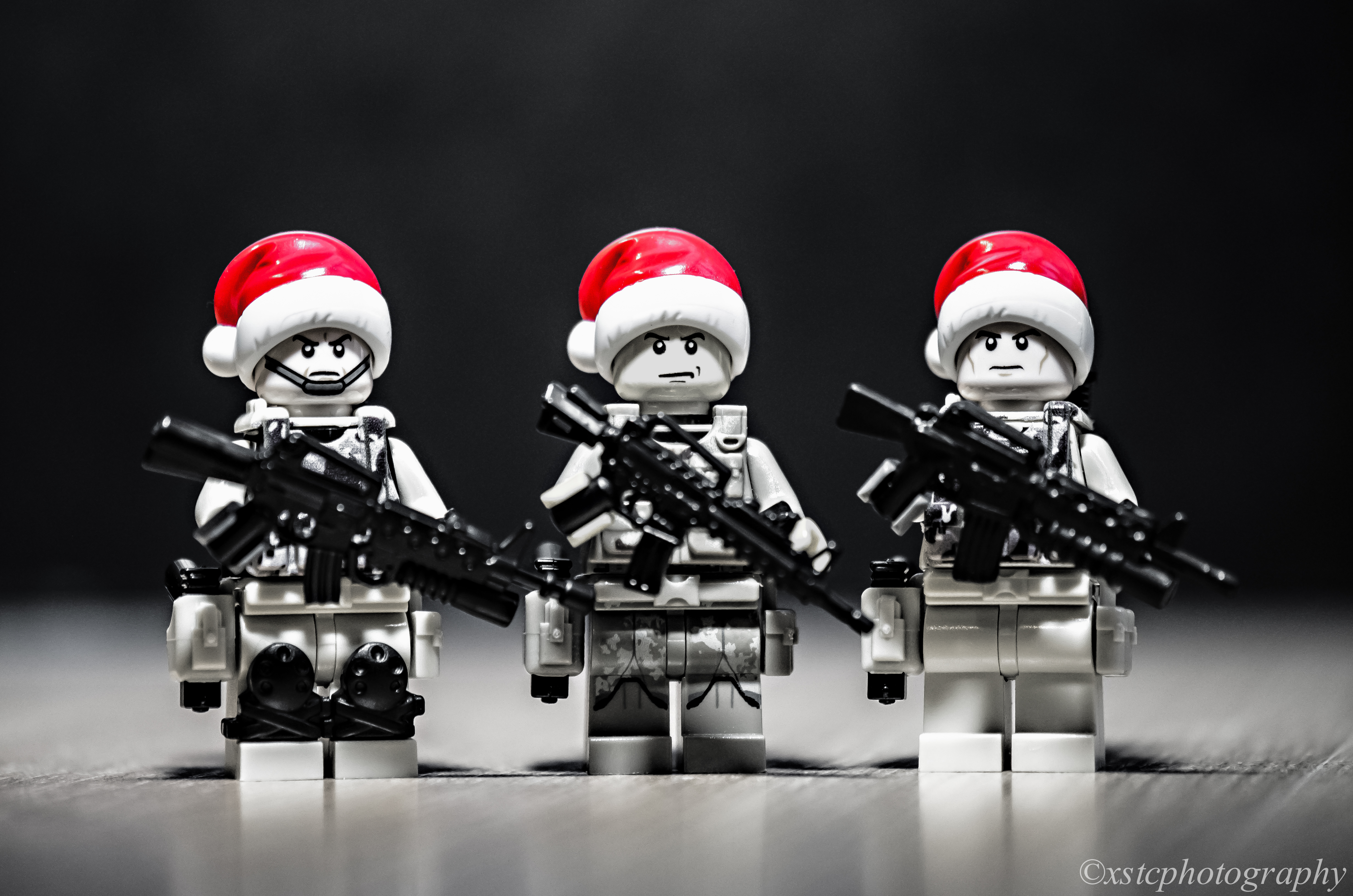 Wallpaper, santa, Christmas, xmas, blackandwhite, Toy, soldier, Nikon, LEGO, minifigure, blackandwhitewithcolour, d nikon85mmmacro, silverefexpro2 4928x3264