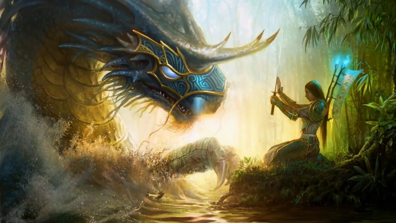 Forest Dragon and Elf #ASMR