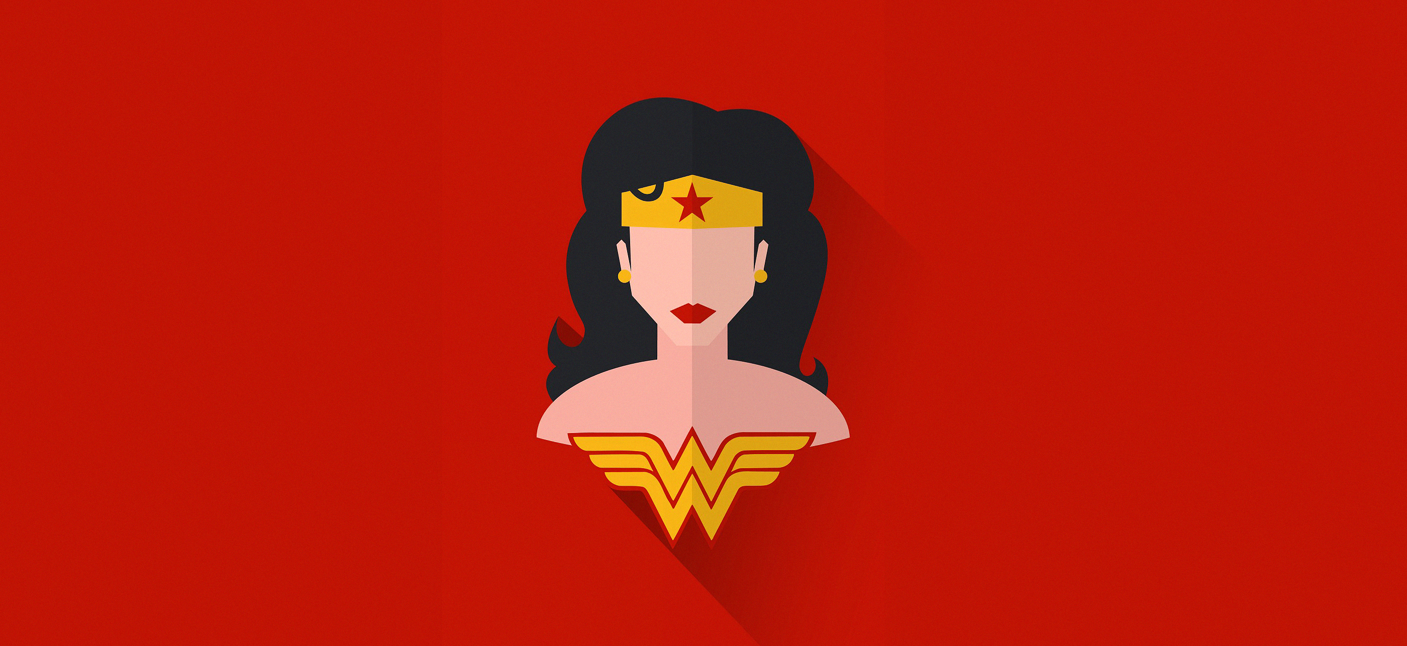 Wonder Woman Minimal Art, HD Superheroes, 4k Wallpaper, Image, Background, Photo and Picture