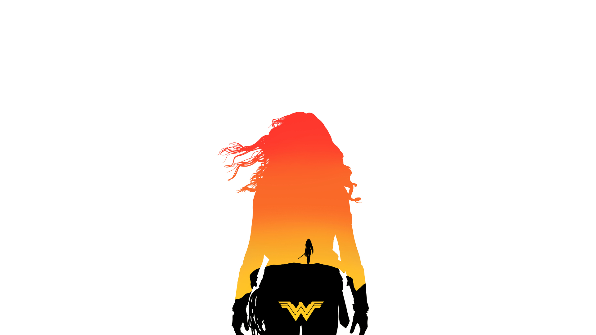 Wonder Woman 1984 Minimalist HD Wallpaper