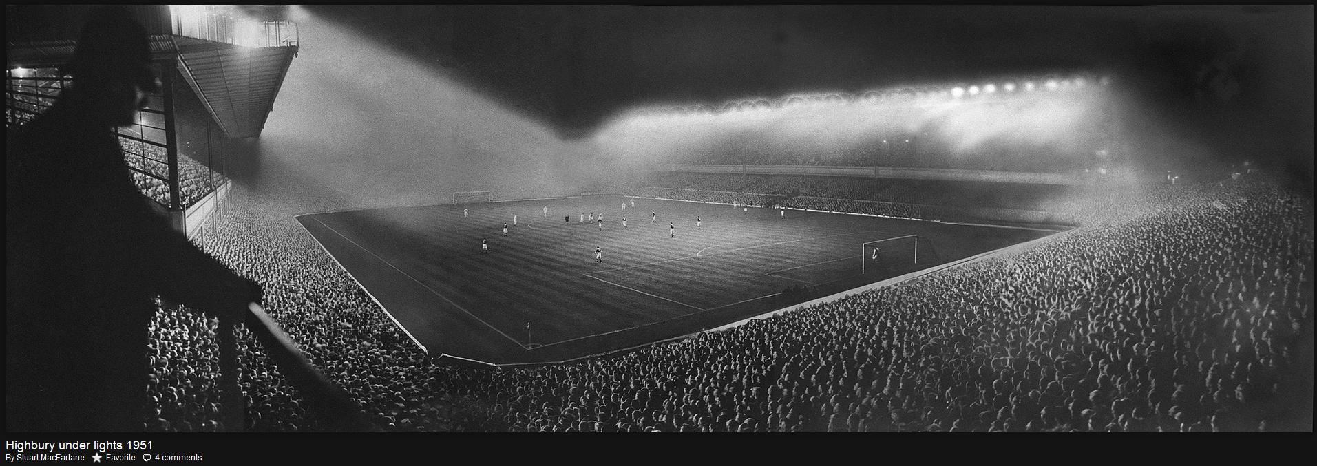 Highbury Stadium 1951