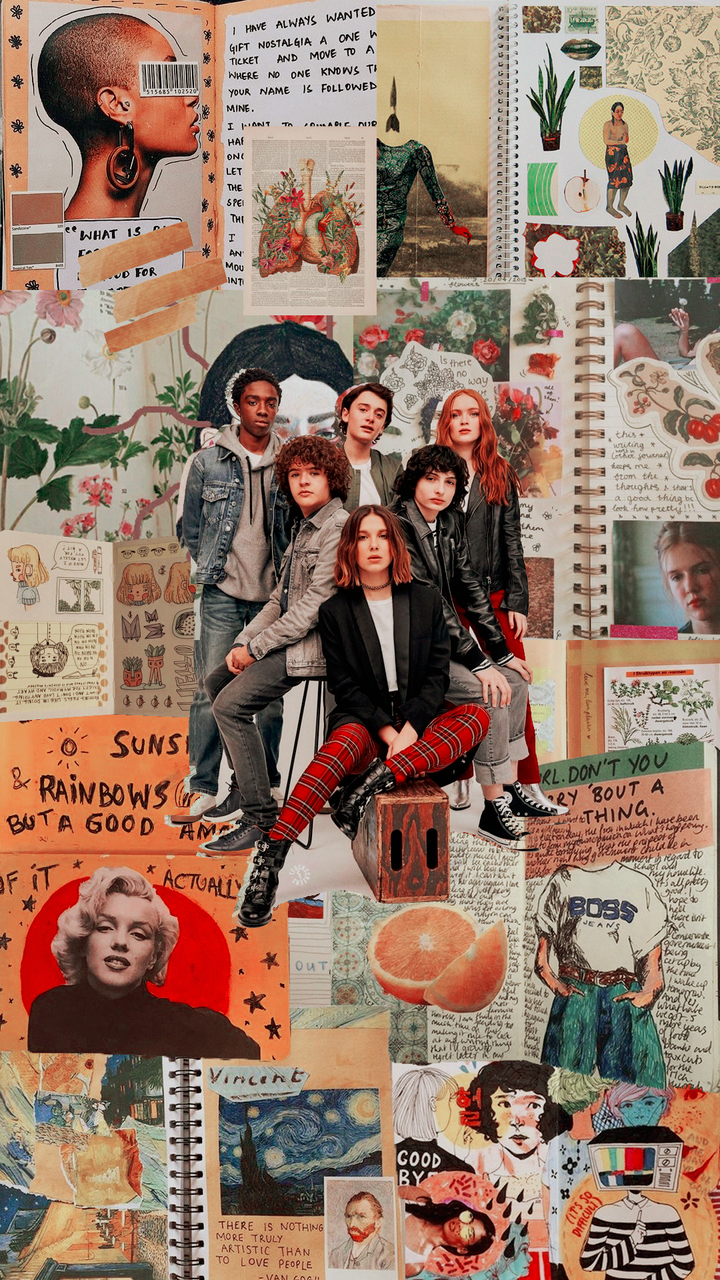 Stranger Things Collage Background Images and Wallpapers  YL Computing