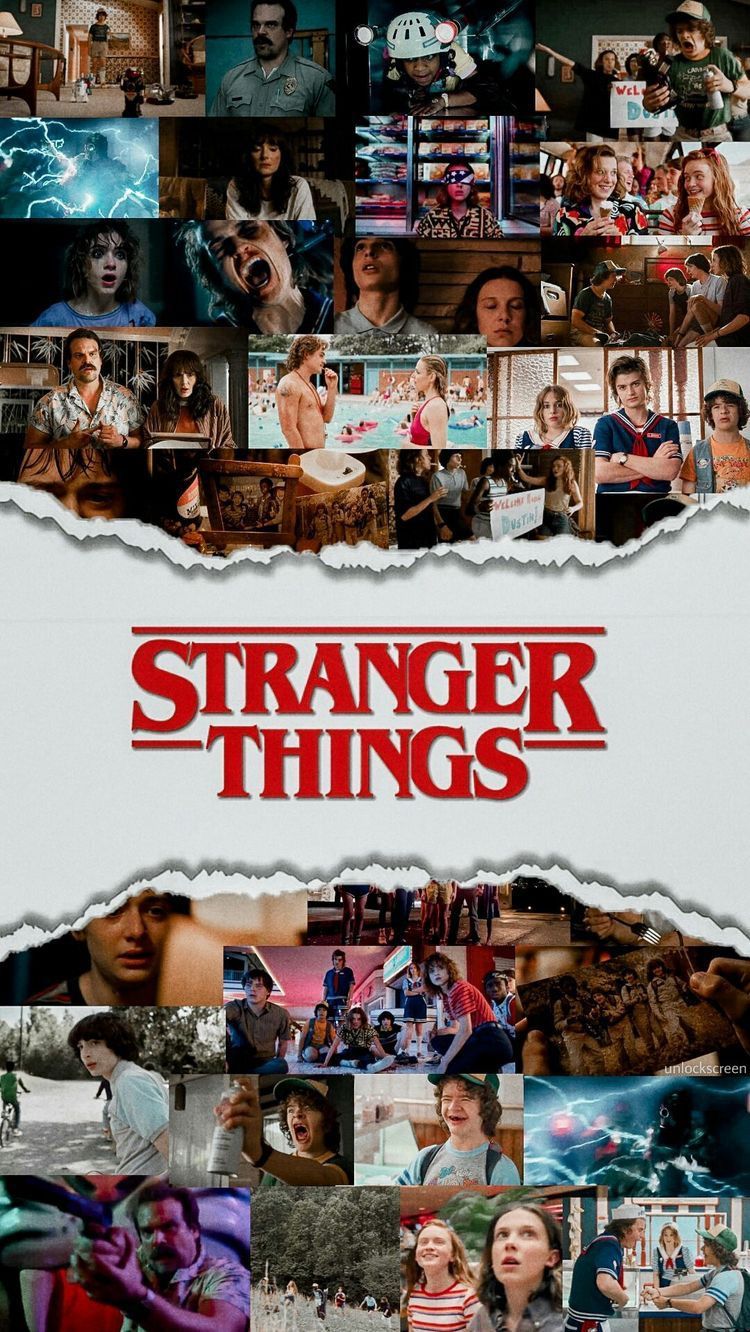 Stranger Things Collage Wallpapers Wallpaper Cave 5193