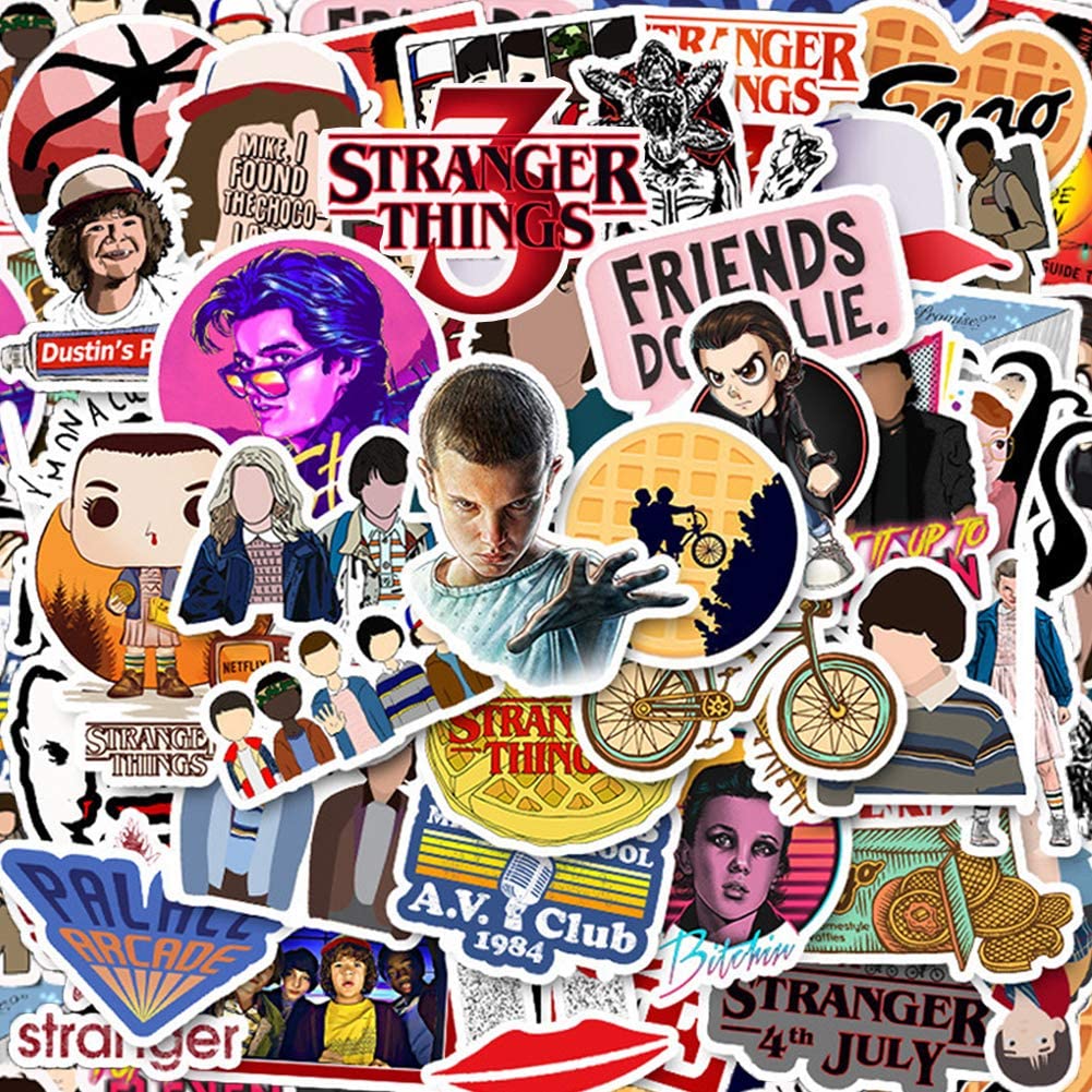 Buy 50 Pack Stranger Things Stickers Laptop Water Bottle Decal Waterproof Vinyl Stickers for Teens, Girls, Women Skateboard Motorcycle Bicycle Mobile Phone Luggage Patches Guitar DIY Decal Online in Indonesia. B082SVH7D6