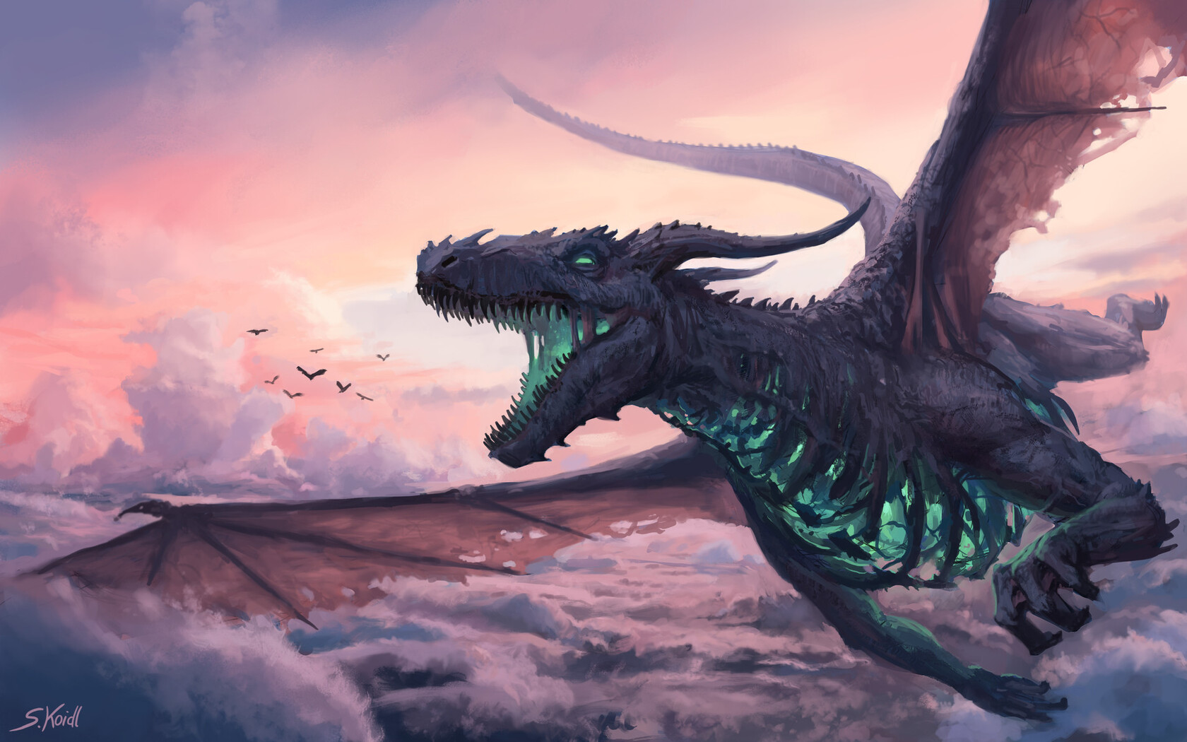 Dragon Art 1680x1050 Resolution HD 4k Wallpaper, Image, Background, Photo and Picture