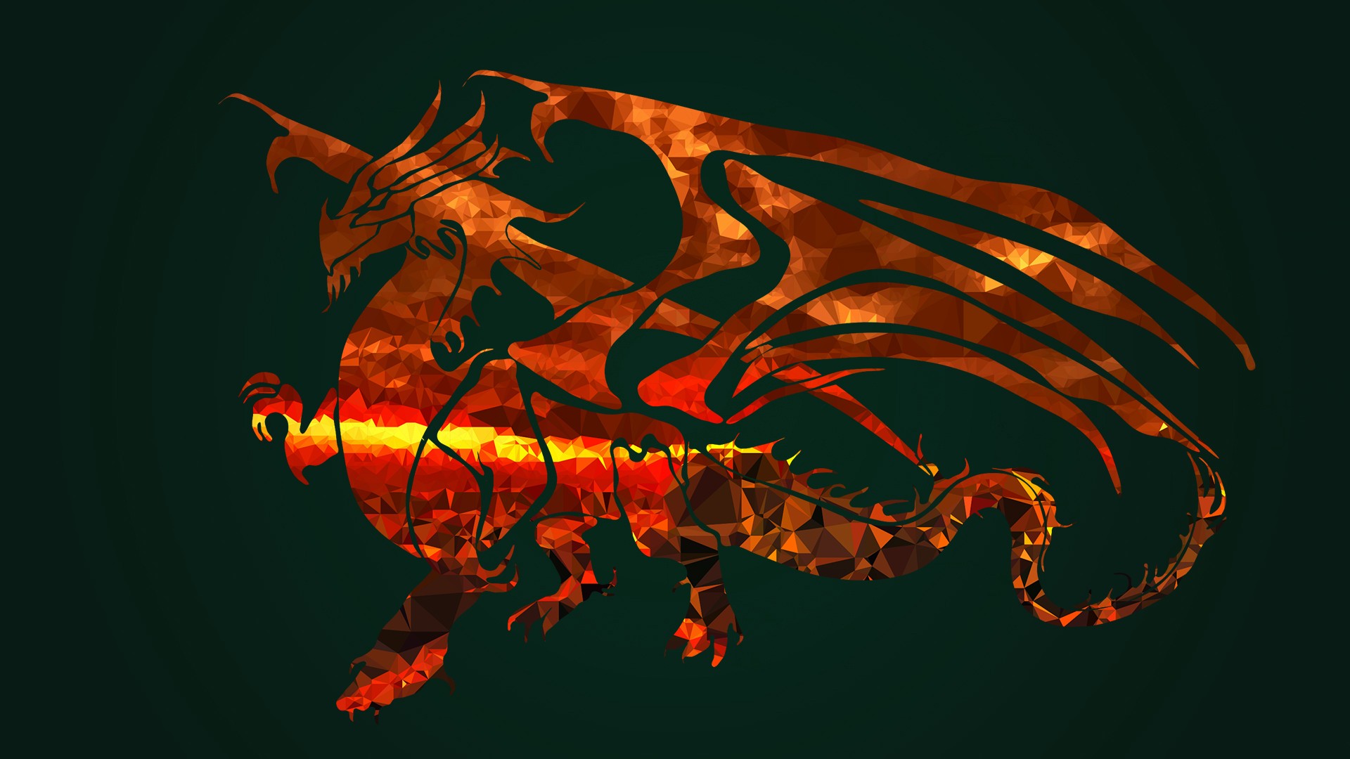 Dragon Art Background HD Wallpaper 29141