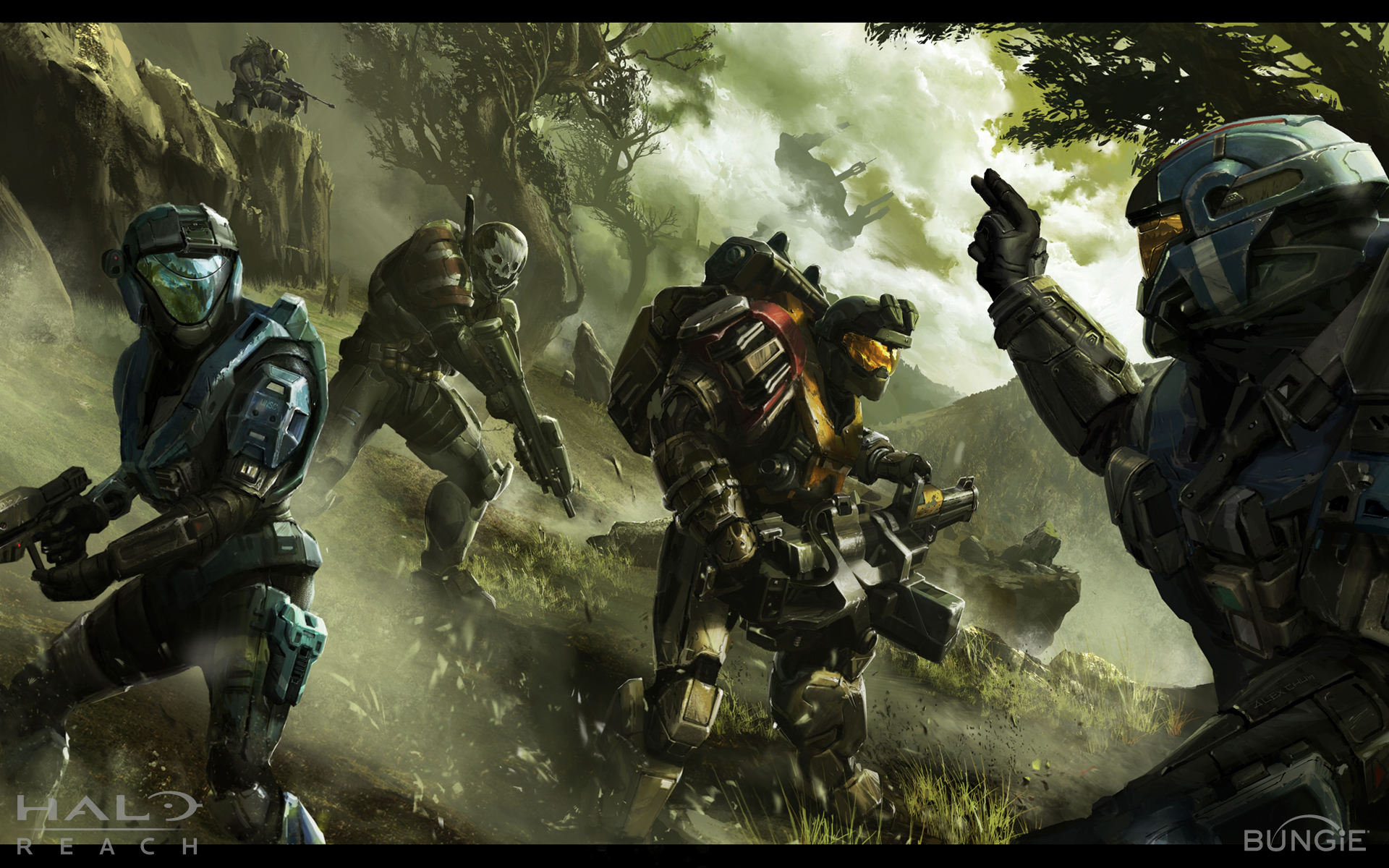 Halo Reach Noble Team Wallpaper