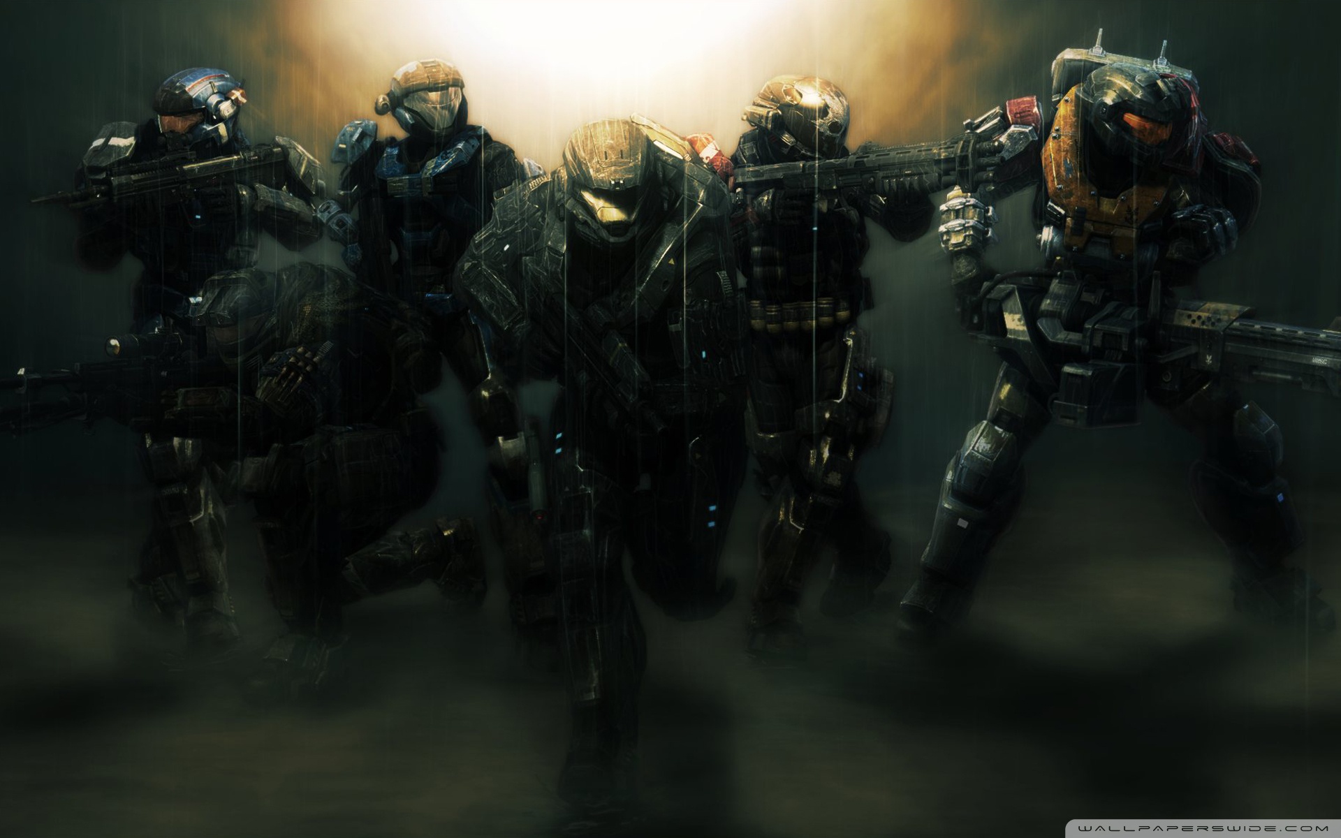 Master Chief And Noble Team