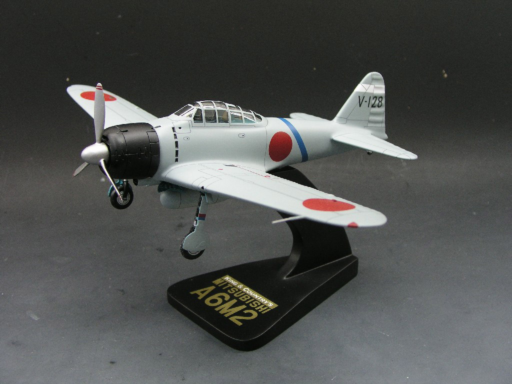 AIR027 Mitsubishi A6M Zero (white version) by King and Country (RETIRED)'s Soldiers & Miniatures