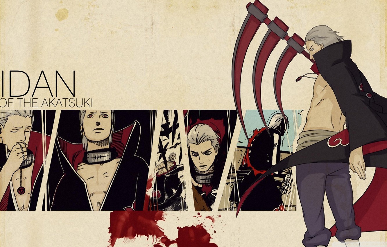 Wallpaper Naruto, Hidan, Akacuki image for desktop, section прочее