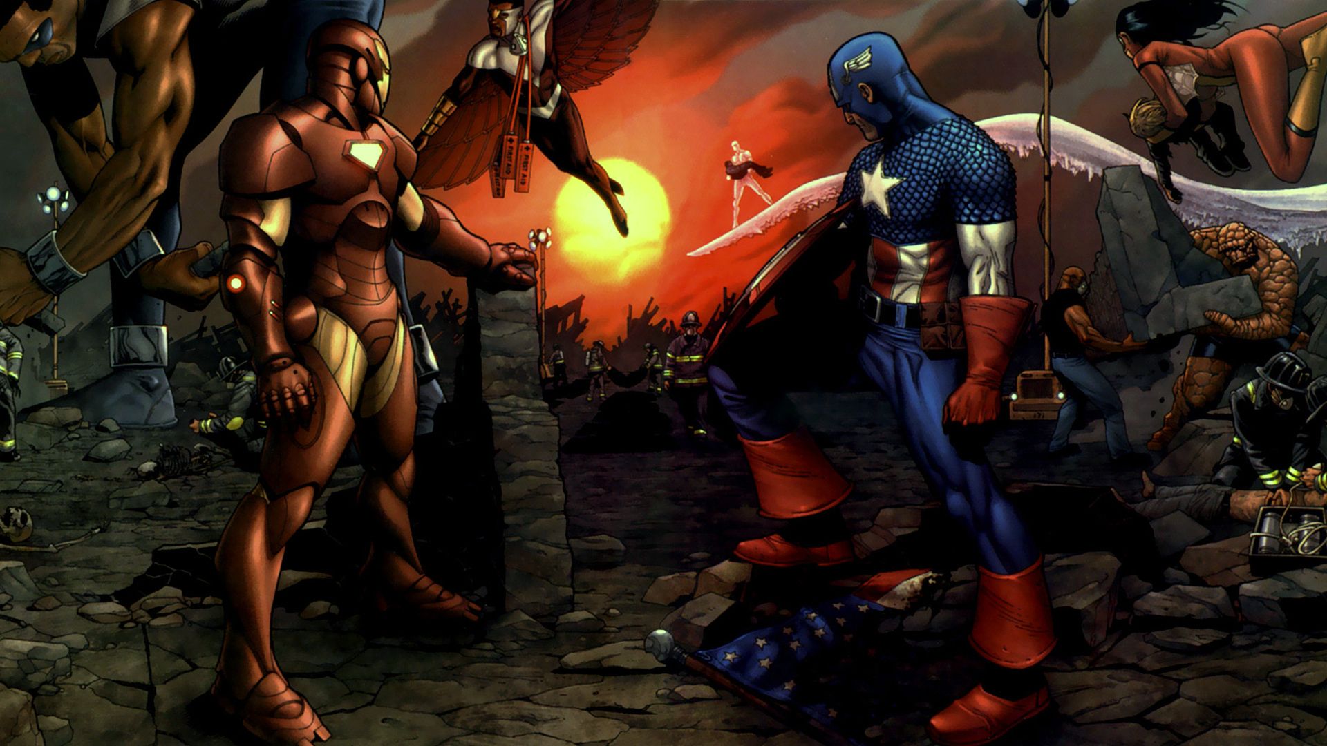 Desktop Wallpaper superheroes Captain America hero Fantasy