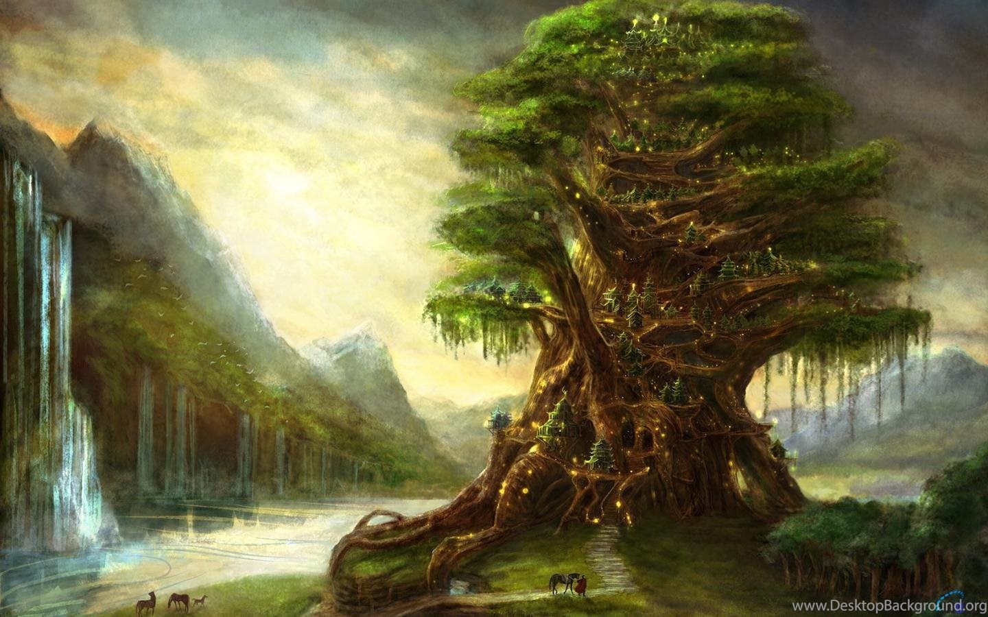 Download Wallpaper Magical Tree (1440 X 900 Widescreen). Desktop. Desktop Background