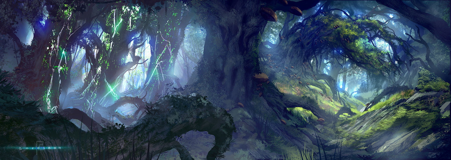 Tree Roots Magic Forest Wallpaper 28320