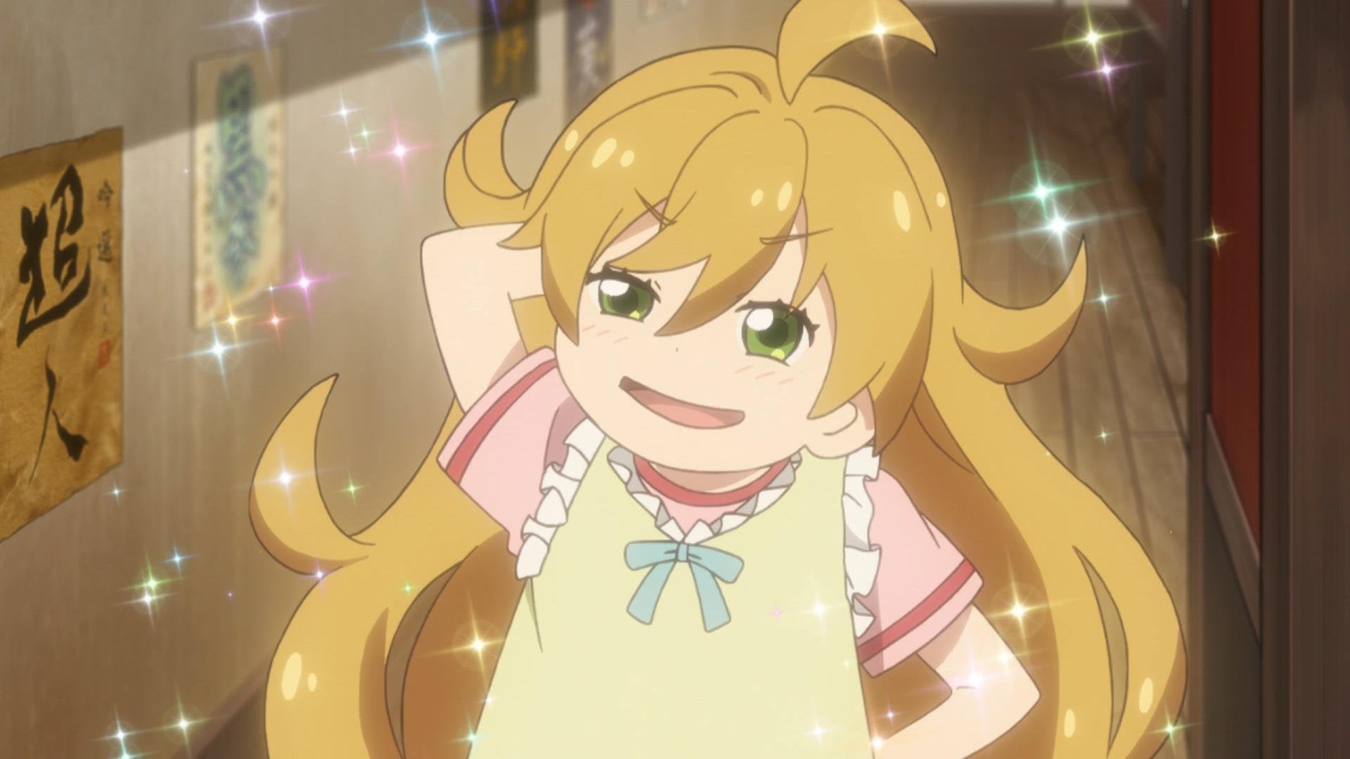 Tsumugi and her Apron [Sweetness and Lightning Episode 2]