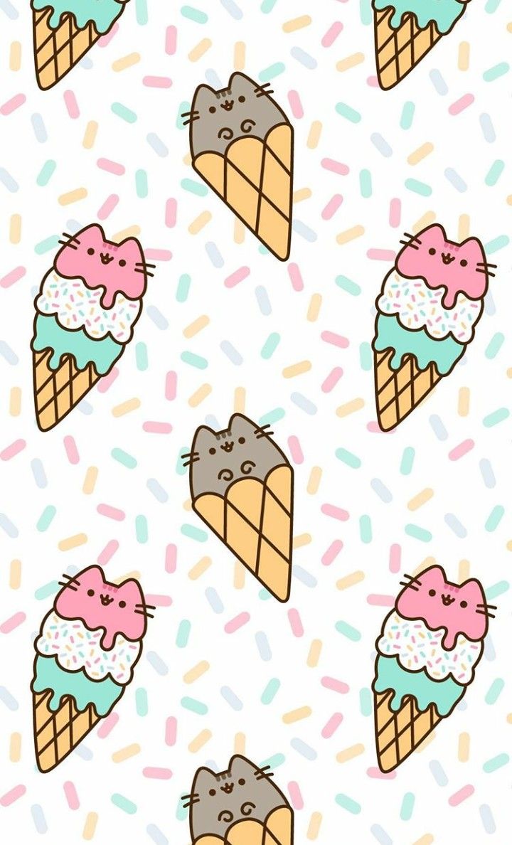 Ice Cream Cat Wallpapers Wallpaper Cave