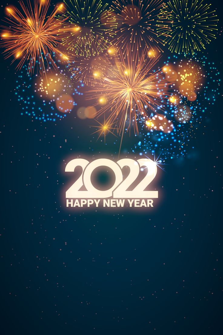 Fireworks in honor of 2022 New Year. Happy new year wallpaper, New year picture, Happy new year greetings