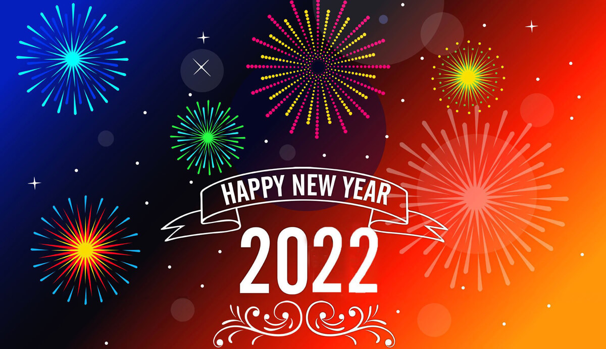 Happy New Year 2022 Wallpaper Background Image