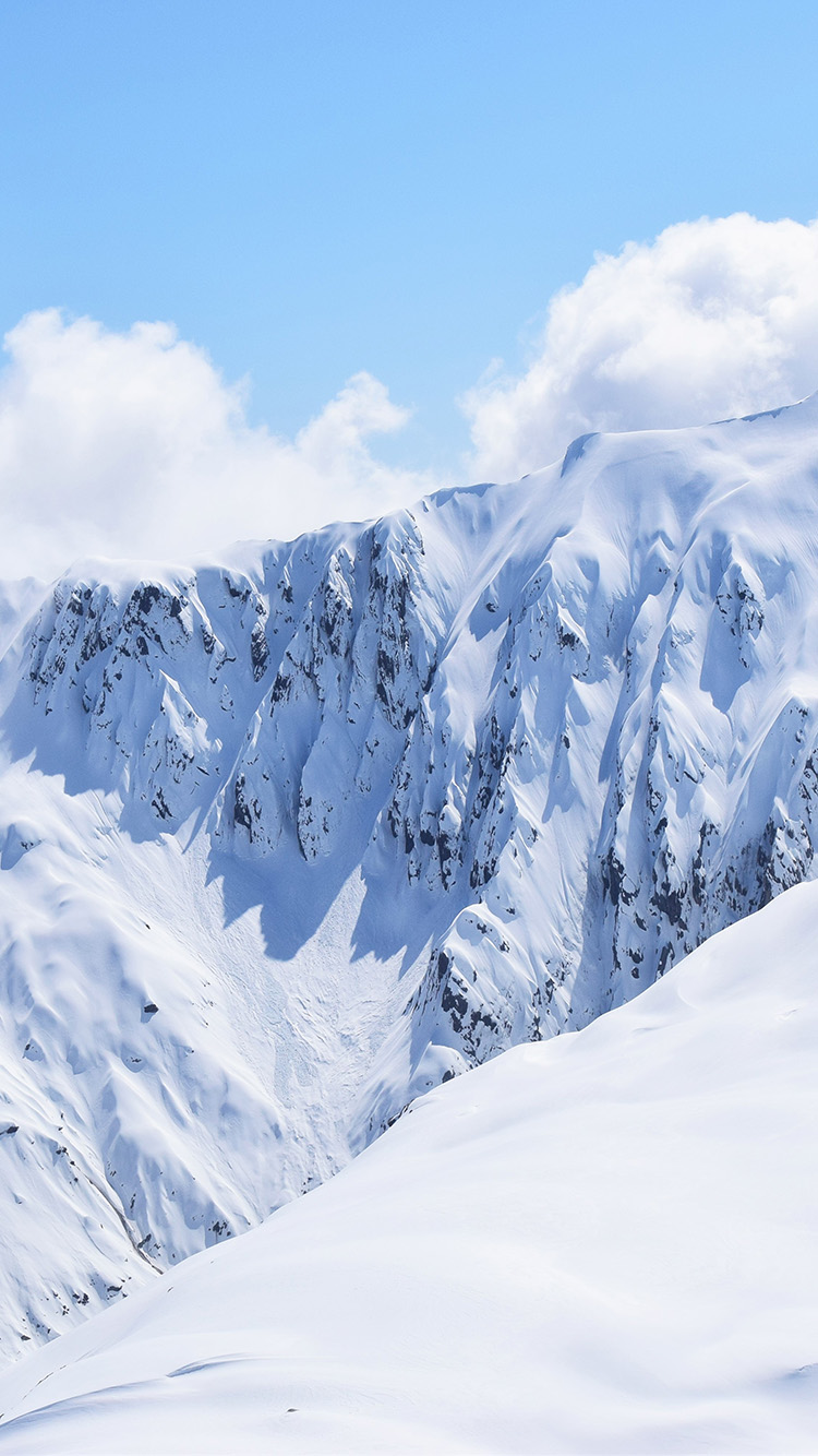 nature snow winter mountain